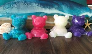 Lazy Bear Phone Stand | Lazy Bear Resin Stand | Customizable